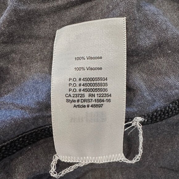 Aritzia Wilfred Free Baseball Top Womens Size Small Grey Black 3/4 Sleeve - Picture 6 of 6